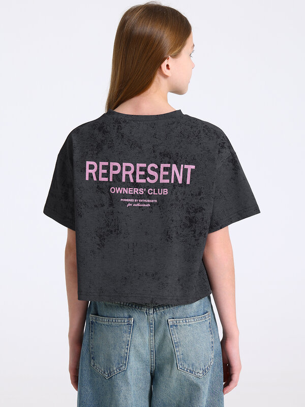 Апрель Футболка 576687 1ДДФК5063001н варенка темно-серый / Свой клуб малый+Свой клуб