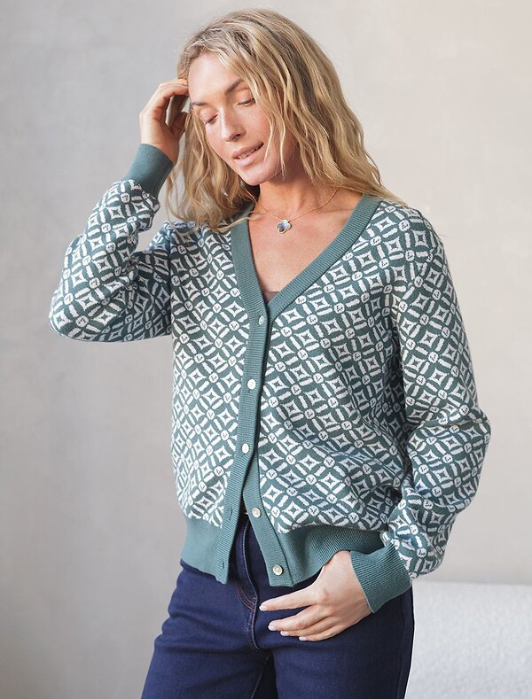 VILATTE Кардиган 576693 D31.388 полынный