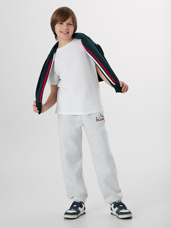 MARK FORMELLE Брюки 576697 183411-1 серый меланж+печать