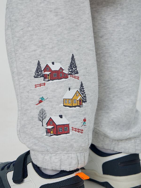 MARK FORMELLE Брюки 576697 183411-1 серый меланж+печать