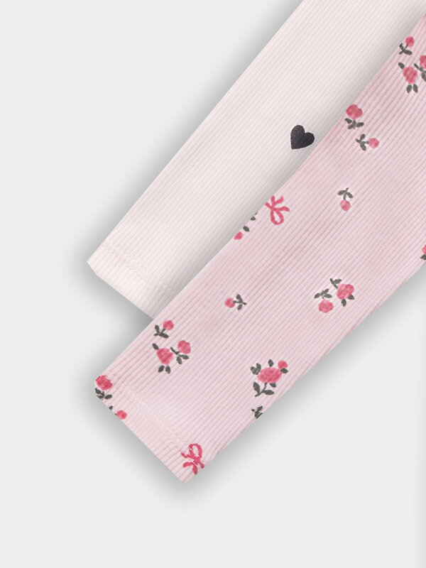 MARK FORMELLE Комбинезон 576708 14007-2 сердца на св.розовом +цветочки на розовом