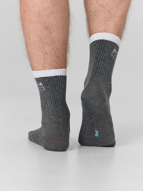 MARK FORMELLE Мужские носки 576726 107K-2911 т.серый меланж