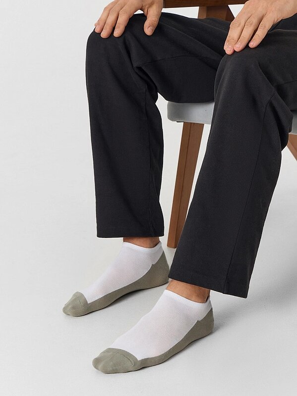 MARK FORMELLE Мужские носки 576731 104K-3091 белый /оливка