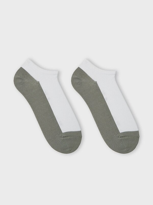 MARK FORMELLE Мужские носки 576731 104K-3091 белый /оливка