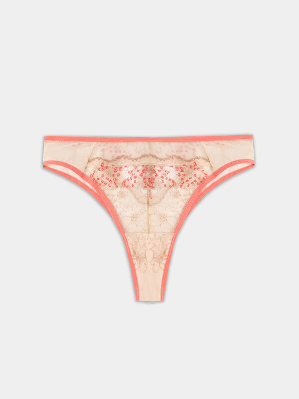 MARK FORMELLE Трусы 576743 412625-1 коралловые цветочки на пудре