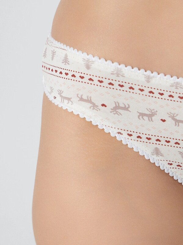 MARK FORMELLE Трусы 576752 412285H-3 сумрачно -белый +печать