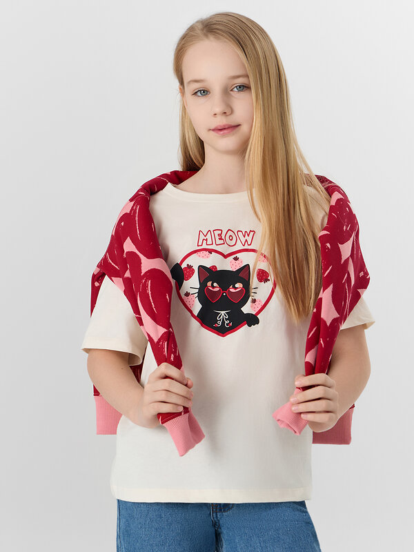 MARK FORMELLE Футболка 576755 117915 молочный +печать2