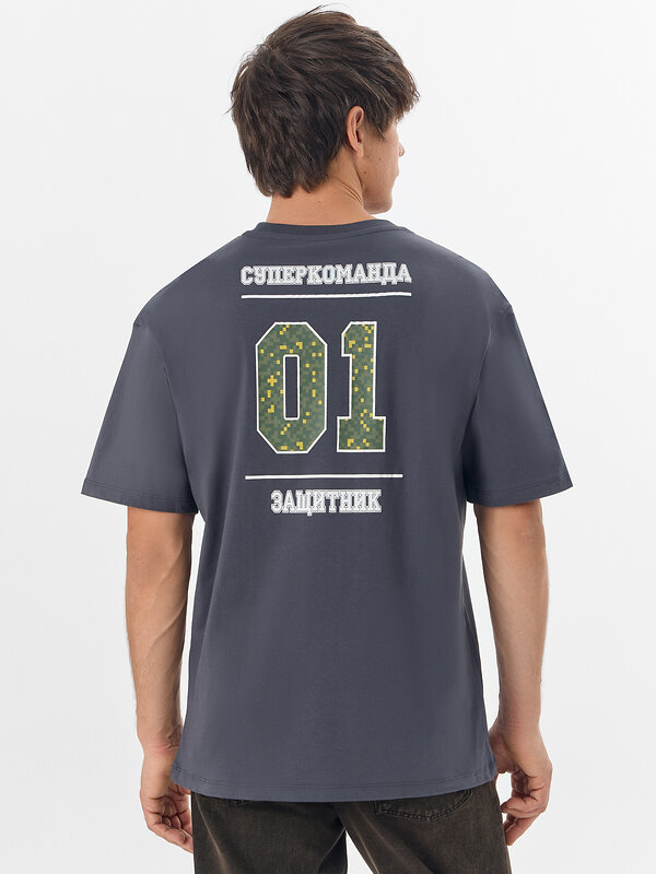 MARK FORMELLE Футболка 576757 111927 графит +печать