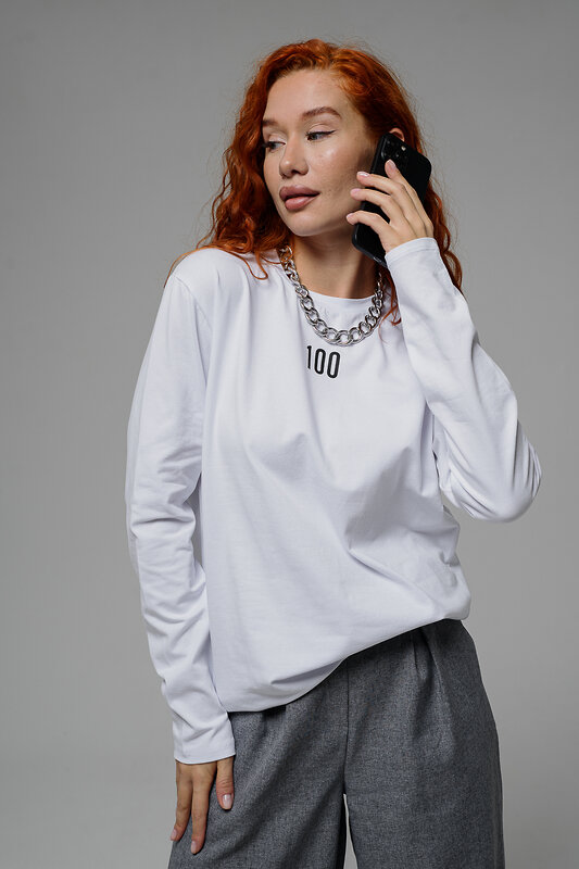 Натали Лонгслив 576775 8513 белый+Доллар