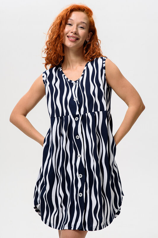 Натали Халат 576776 21616 синий