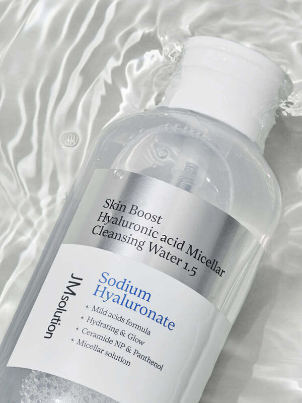 JMsolution Очищающая вода с гиалуроновой кислотой / Skin Boost Hyaluronic Acid Micellar Cleansing Water 1.5, 500 мл 576804 28279 