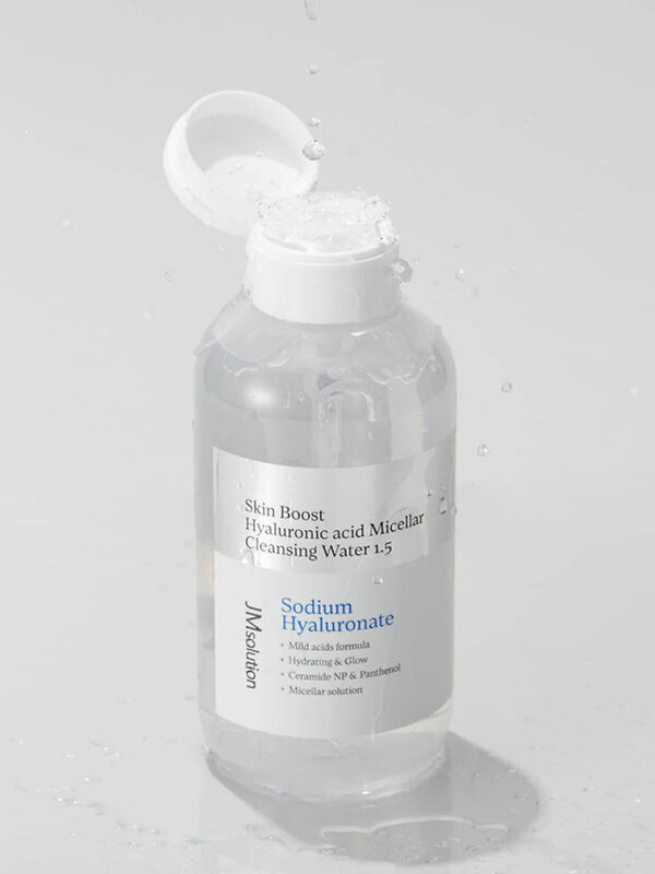JMsolution Очищающая вода с гиалуроновой кислотой / Skin Boost Hyaluronic Acid Micellar Cleansing Water 1.5, 500 мл 576804 28279 