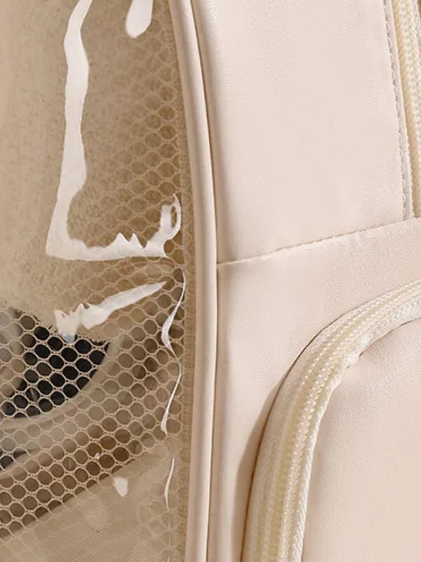 Kristaller Сумка-косметичка унисекс прозрачная с отделением для обуви, бежевый 576808 28290 