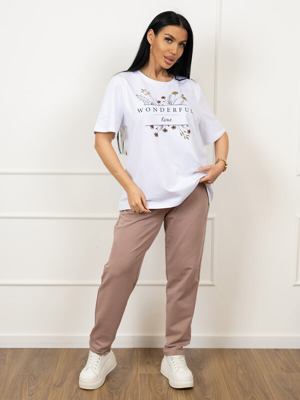 Текс-плюс Костюм 576814 00-00246406 Белый, какао