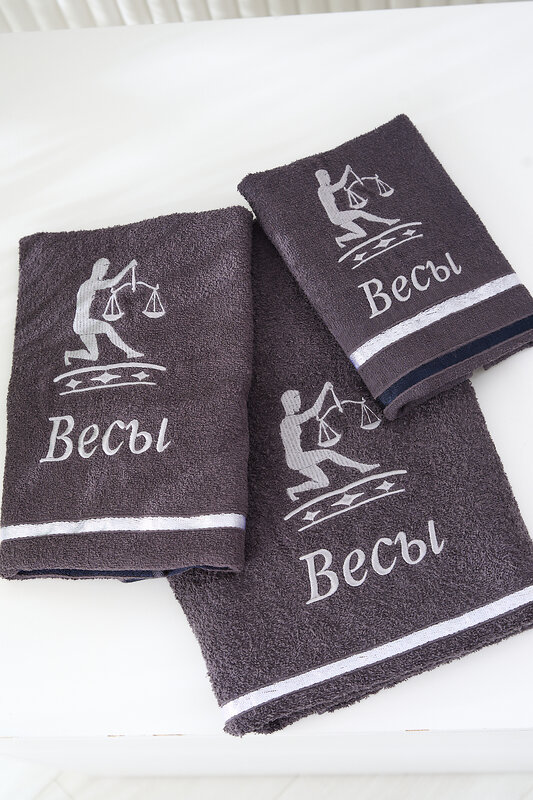 Натали Полотенце 576843 14418 графит+весы