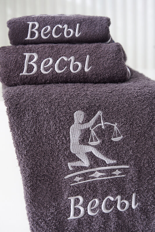 Натали Полотенце 576843 14418 графит+весы