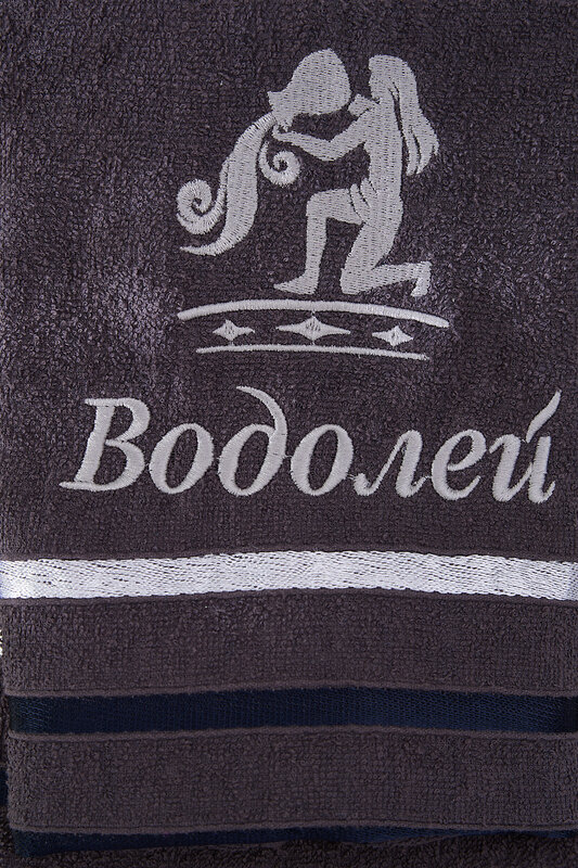 Натали Полотенце 576844 14418 графит+водолей