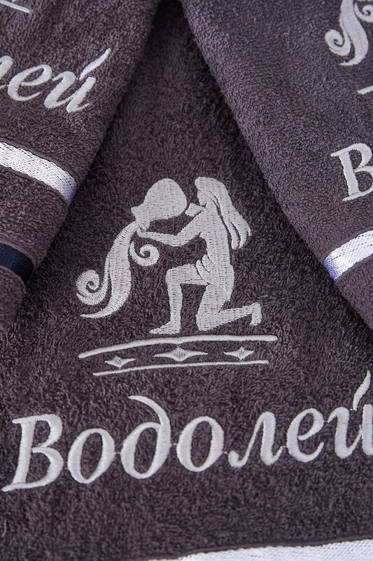 Натали Полотенце 576844 14418 графит+водолей