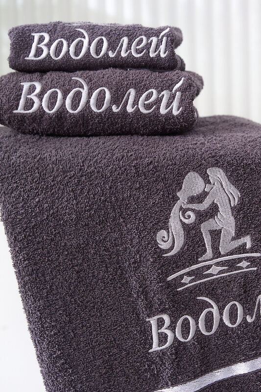 Натали Полотенце 576844 14418 графит+водолей