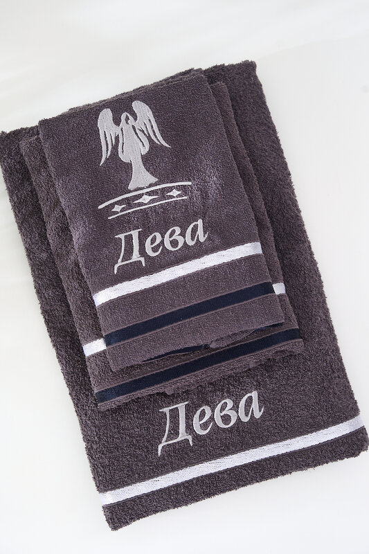 Натали Полотенце 576845 14418 графит+дева