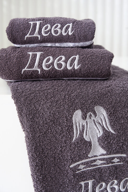 Натали Полотенце 576845 14418 графит+дева