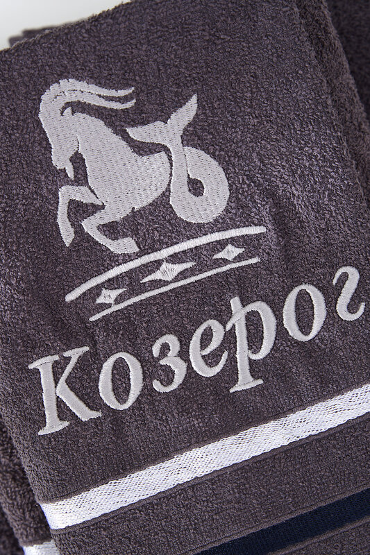 Натали Полотенце 576846 14418 графит+козерог