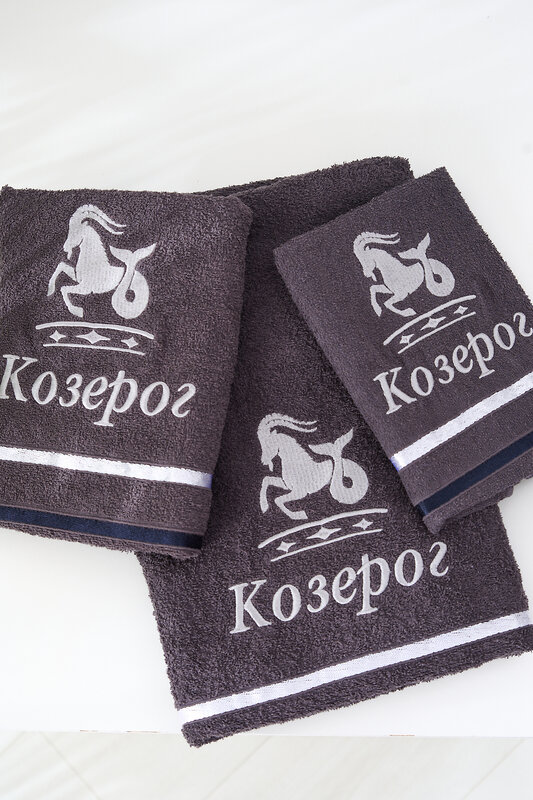 Натали Полотенце 576846 14418 графит+козерог