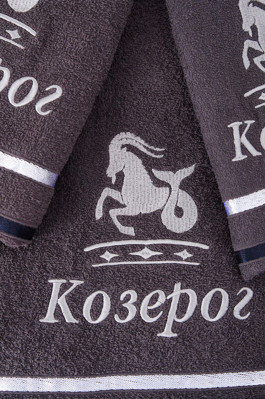 Натали Полотенце 576846 14418 графит+козерог