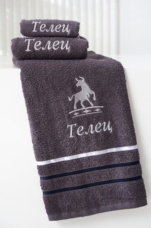 Натали Полотенце 576847 14418 графит+телец