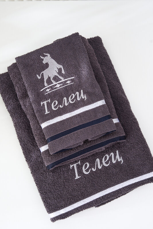Натали Полотенце 576847 14418 графит+телец