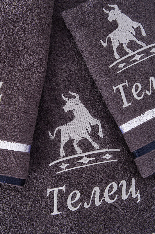 Натали Полотенце 576847 14418 графит+телец