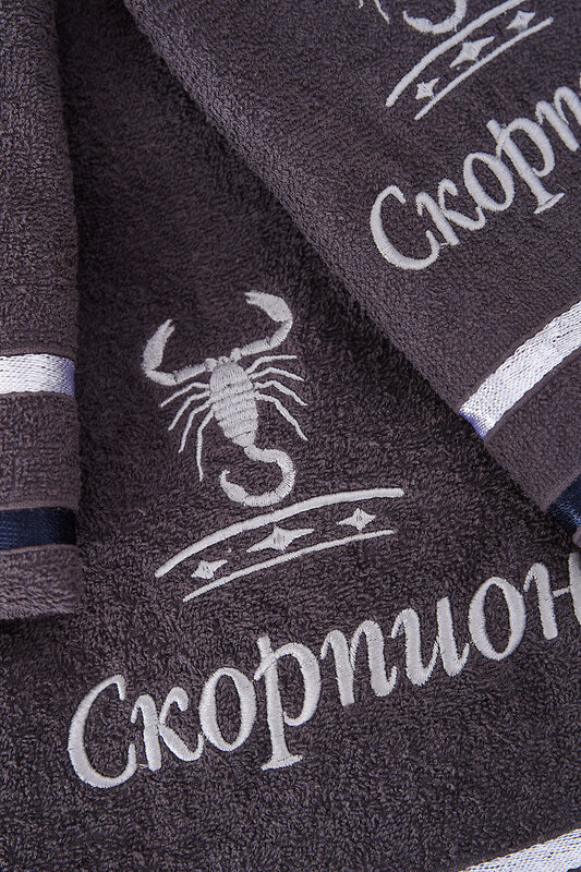 Натали Полотенце 576850 14418 графит+скорпион