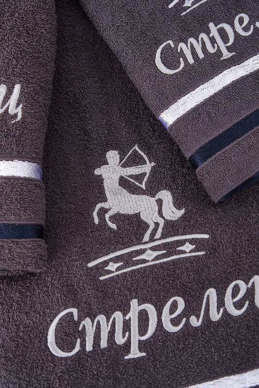 Натали Полотенце 576855 14418 графит+стрелец