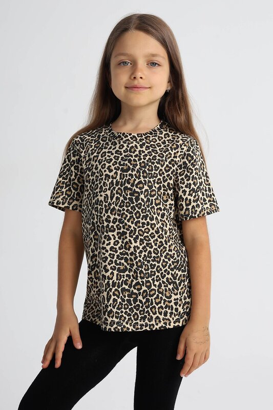 Натали Футболка 576857 33521 леопард