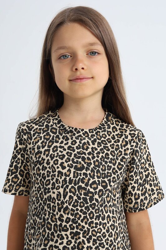 Натали Футболка 576857 33521 леопард