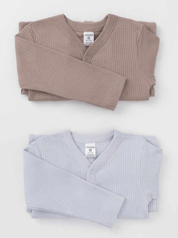 CROCKID Комбинезон 576872 К 6523-2уп кофейный