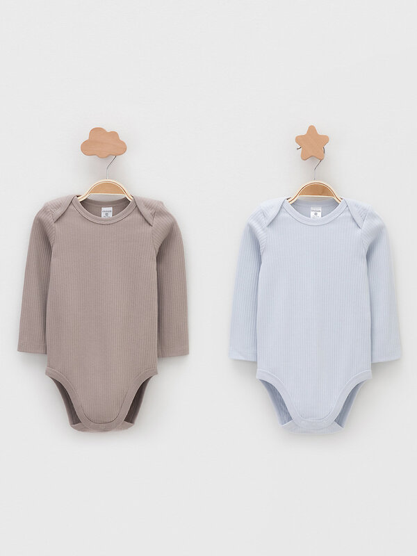 CROCKID Боди 576873 К 6526-2уп кофейный