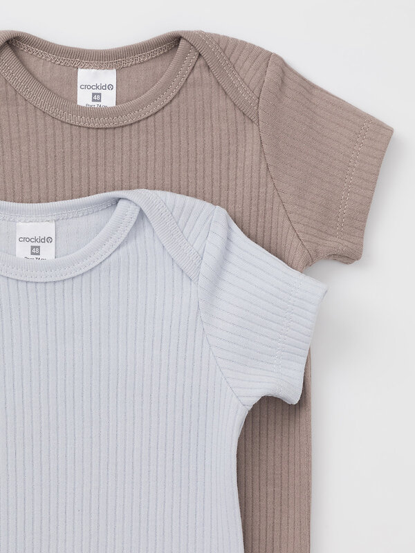 CROCKID Боди 576874 К 6525-2уп кофейный