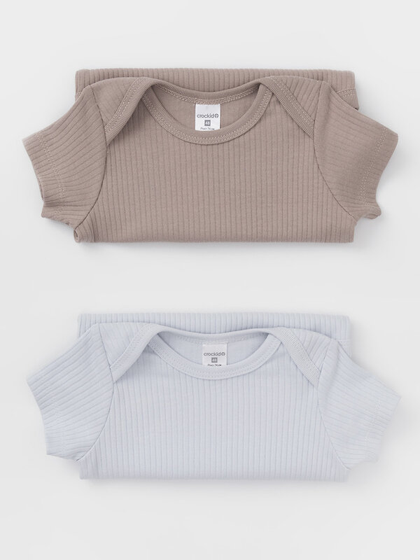 CROCKID Боди 576874 К 6525-2уп кофейный