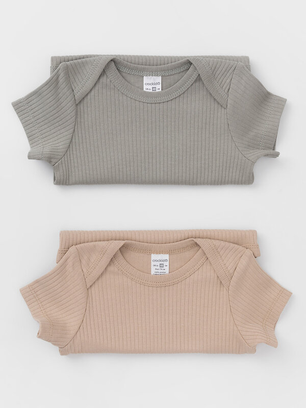 CROCKID Боди 576875 К 6525-2уп бежевый