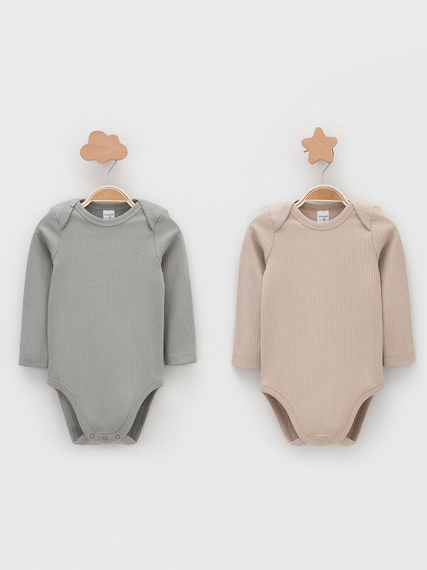 CROCKID Боди 576876 К 6526-2уп бежевый