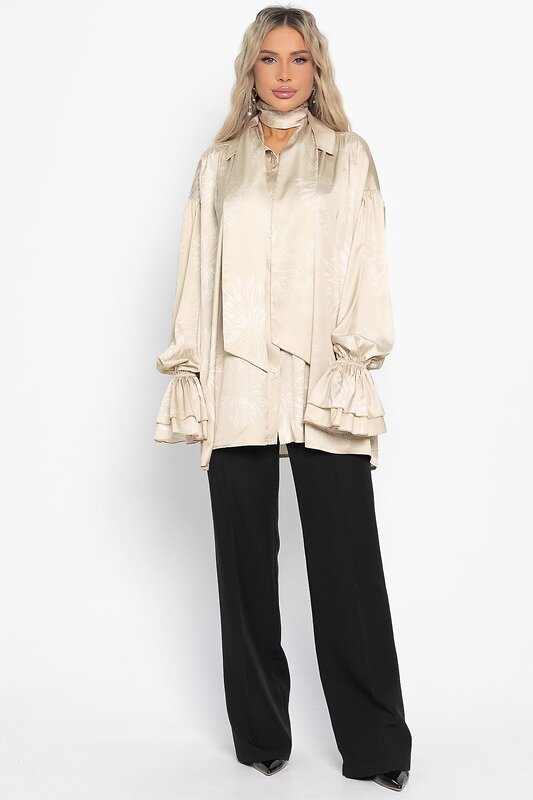 LT Collection Блуза 576889 Б14951-5М бежевый