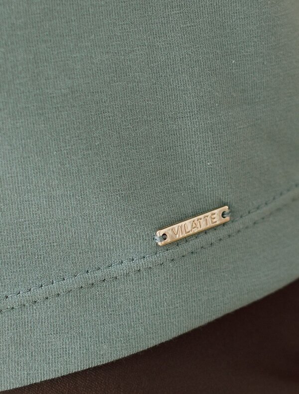 VILATTE Футболка 576895 D49.088 св.оливковый