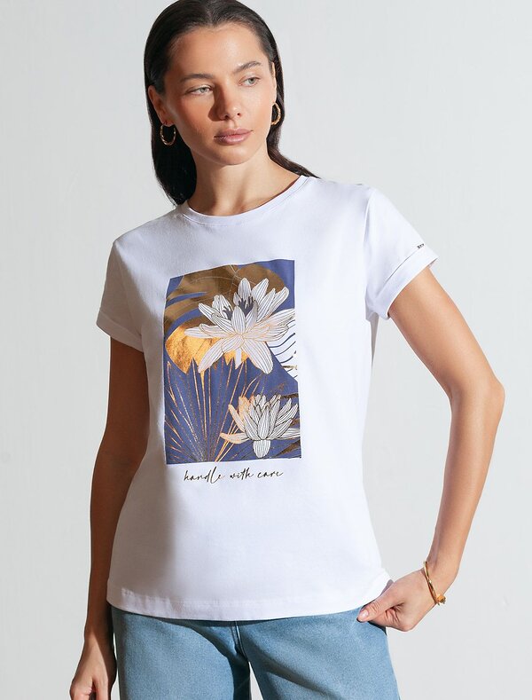 VILATTE Футболка 576897 D49.146 белый_care