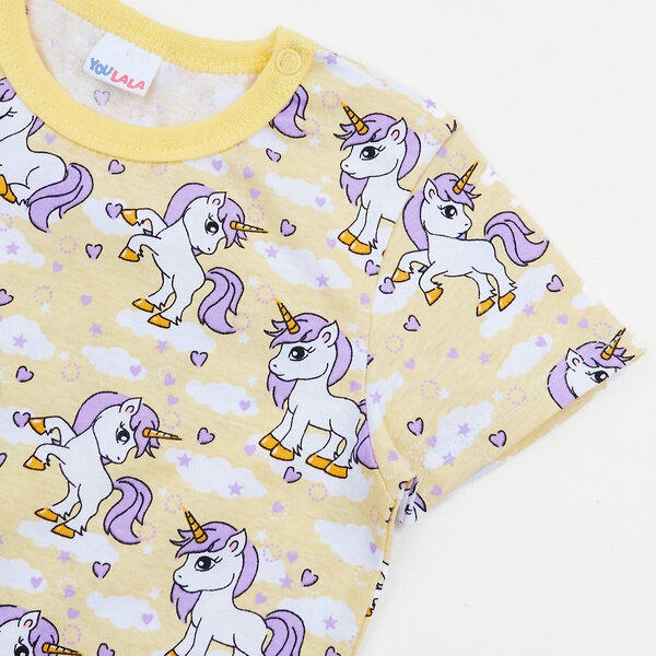 YOULALA Фуфайка 576919 0017103414 желтый