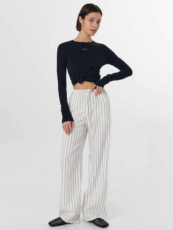 MARK FORMELLE Брюки 577016 532431 полоска на белом