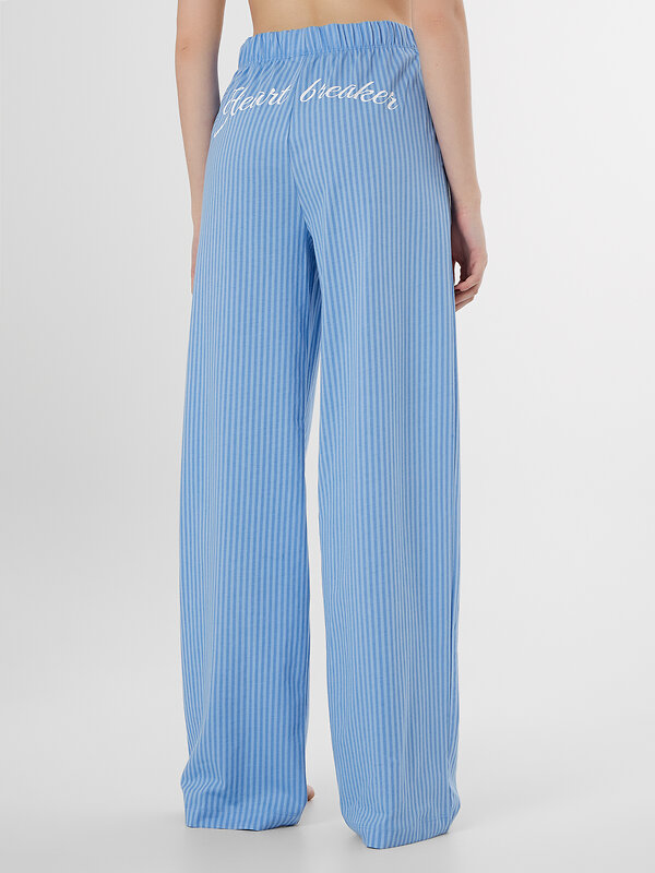 MARK FORMELLE Брюки 577019 532524-1 сине -голубая полоска +печать