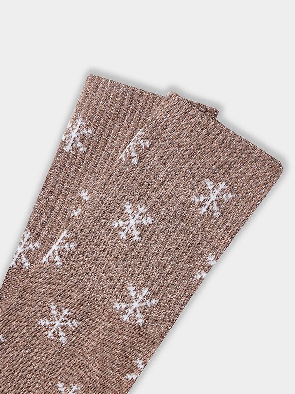 MARK FORMELLE Женские носки 577106 217K-2166 карамель /серебр.люрекс