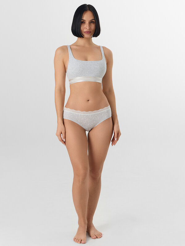 MARK FORMELLE Трусы 577200 412661 сердечки на сером меланже