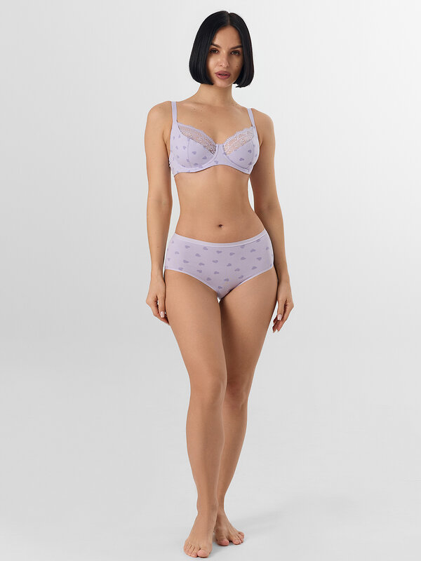 MARK FORMELLE Трусы 577206 412426 сердечки на сиреневом